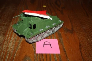 MPC Vintage Army Battlefront Missile-Firing Tank with Silver Tracks A - Marx - Picture 1 of 11