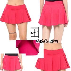 SZ LARGE COOL ๐๐๐ฅ Nike Court Women's Baseline Tennis Skirt 728775-675 ๐ฐ$50 - Picture 1 of 11
