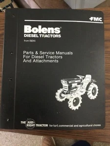 Bolens  Iseki Diesel TRACTORS PARTS, SERVICE AND ATTACHMENTS MANUAL (WIRE RACK) - Picture 1 of 6