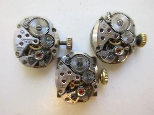 Certina cal. 13-20 Swiss watch movements 17 jewels (3pcs) - running - Picture 1 of 3