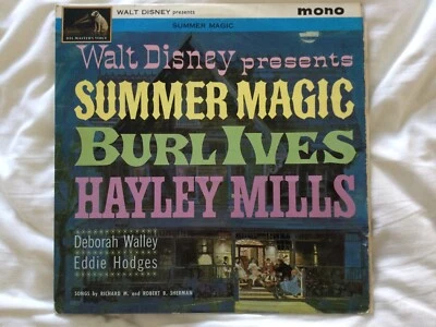 WALT DISNEY SUMMER MAGIC OST 1963 LP MONO FLIP-BACK HMV  A1/B1 HALEY MILLS  - Image 1 of 4