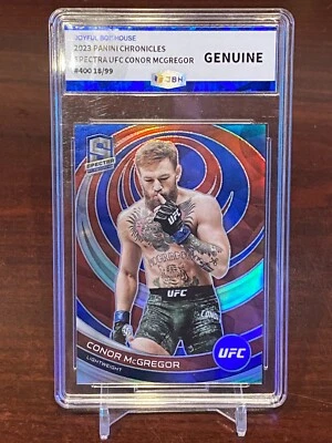 Conor McGregor "Mystic Mac" 2023 Chronicles Spectra UFC Blue Prizm 18/99 #400 - Image 1 of 2