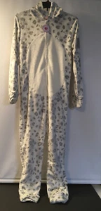 JUSTICE girls cheetah hooded one piece with reversible sequins size 14/16 NWT - Picture 1 of 9