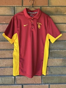USC Trojaner Nike Poloshirt Travel Football Team Issued Top | Herren Größe Small - Bild 1 von 9