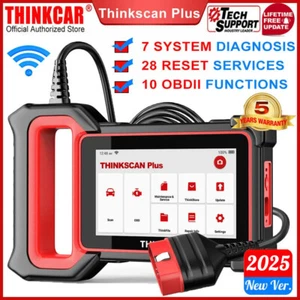THINKSCAN Plus S7 Car 7 System OBD2 Scanner Code Reader Diagnostic Tool EPB OIL - Picture 1 of 12