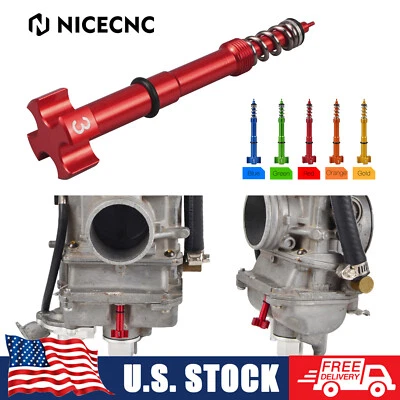 Tornillo de mezcla de combustible de fácil ajuste de aire de carburador FCR para Honda CRF250R CRF250X 2004-2009 Foto 1 de 4