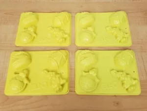 Stampi pasquali Jello Jigglers coniglietto pulcini cesto festeggia primavera set di 4 giallo - Foto 1 di 10