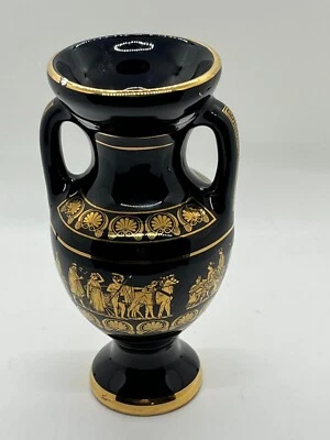 Handmade 24k Gold Antique Vase Urn Handmade In Greece - Image 1 of 4