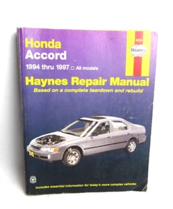 Haynes Honda Accord 1994 thru 1997 all models repair manual #42013 Softback - Picture 1 of 6