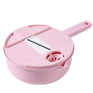 Multi-Function Vegetable Chopper Carrots Potatoes Manually Cut Shred Grater QIN - Picture 1 of 11