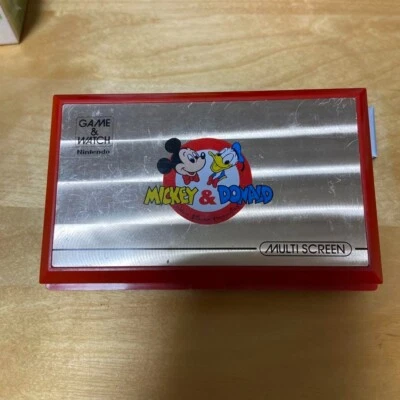Nintendo Game & Watch Pantalla Ancha Mickey Mouse MC-25 MIJ 1981 Buen Estado s40 Foto 1 de 4