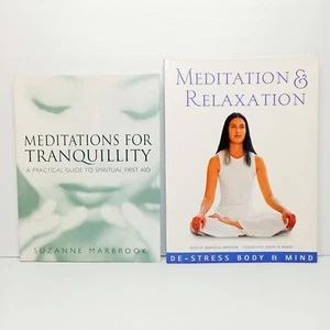Bundle 2 x Meditation Books. Relaxation, De-Stress, Spiritual First Aid - Picture 1 of 8