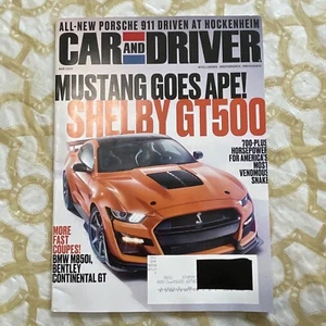 Car and Driver Magazine March 2019 Mustang Goes Ape! Shelby GT500 - Imagen 1 de 2