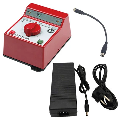 Elektronischer Fahrregler 5 A mit Netzteil + Adapter LGB 51079 Gartenbahn Spur G