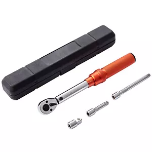 VEVOR Torque Wrench Adjustable Torque Wrench 1/4" Drive 20-200in.lb/2.3-23Nm - Picture 1 of 12