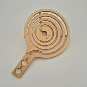 Hape Quadrilla Marble Run Replacement Parts Large Wood Spiral Track Piece - Picture 1 of 7