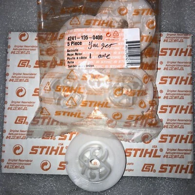 STIHL bg86 bg56 sh86 sh56 recoil starter rope rotor spool 4241 195 0400 OEM - Image 1 of 4