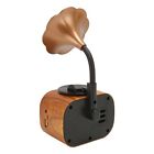  Speaker Retro Phonograph Shape Rechargeable Portable Wireless Ster OBF