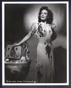 Vintage High Quality 8" x 10" Glossy Print JOAN CRAWFORD - Picture 1 of 2