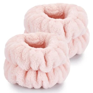 Microfiber Wrist Towels for Washing Face, Spa Wristbands for Washing Face - Picture 1 of 7