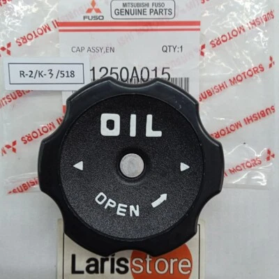 Tapa de llenado de aceite de motor Mitsubishi Galant Montero Mirage Expo 1250A015 OEM JAPÓN Foto 1 de 4