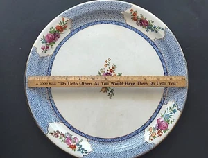 Antique BOOTHS Silicon China chintz ware floral cake serving plate charger - Picture 1 of 7