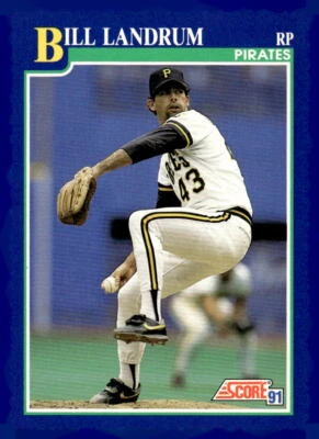 1991 Score #98 Bill Landrum - Image 1 of 2