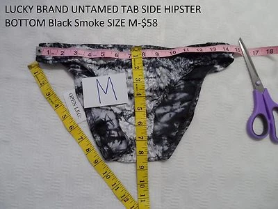 LUCKY BRAND INDÓMITO LENGÜETA LATERAL HIPSTER BOTTOM Negro Humo TALLA M-$58 Foto 1 de 2