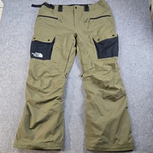The North Face Snowboard Pants Mens XXL Green Slashback Cargo Dry Vent Outdoor - Picture 1 of 24