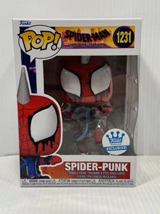 Spider-Punk Spiderverse Marvel Funko Pop! #1231 Funko Exclusive Protective Case - Picture 1 of 8