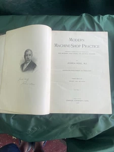 1902 3. Auflage Band 1 und 2 moderne Maschinenwerkstatt Praxis antike Bücher Dampf & Metall - Bild 1 von 21