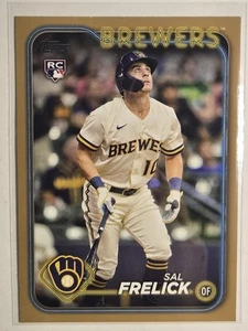 Sal Frelick RC 2024 Topps Serie 1 Paralelo Dorado 350/2024 Milwaukee Brewers #76 - Imagen 1 de 13