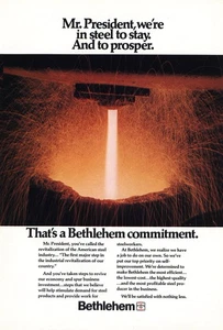 1981 Bethlehem Steel: Mr President Vintage Print Ad - Picture 1 of 1