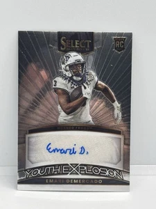 2023 Panini Select Draft Picks Emari Demercado Youth Explosion Auto RC #YS-EDE - Picture 1 of 2