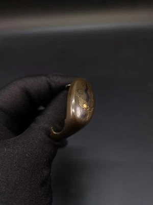 Dragão de chuva nuvem japonês Kojiri para período Wakzashi Edo antigo I016 - Imagem 1 de 4