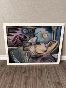 Original Abstrakte Aktkunst von Gil Peterson - Groß 33x25" - Bild 1 von 2