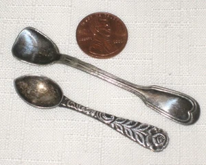 Zwei Miniatur Löffel - Anfang 1900 - Bild 1 von 7