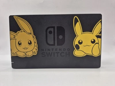 Nintendo Switch Genuine Charging Dock Pokemon Let's Go Pikachu Eevee Edition - Image 1 of 4