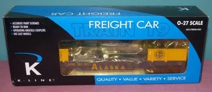 K-Line K661-1011 Alaska O Gauge Flatcar with 98 Ford Pickup & Figures - Picture 1 of 5