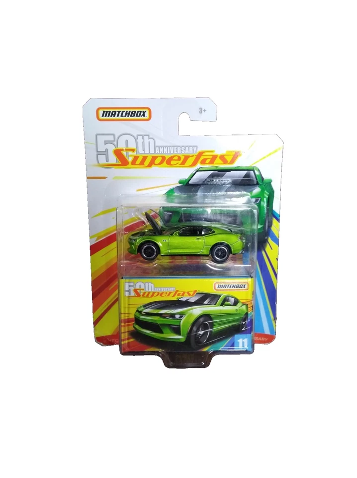 1/64 火柴盒 50 周年超级快 2017 雪佛兰迷彩全新带包装 — 第 1/1 张图片