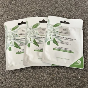 3 X The Body Shop Drops Of Youth Sheet Mask Discontinued New - Picture 1 of 1