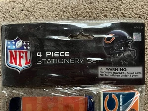 NFL Chicago Bears 4 Stück Schul Briefpapier Set NEU - Bild 1 von 4