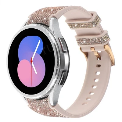 Correa deportiva de silicona brillante de repuesto para reloj Samsung Galaxy 7/6/5/4/FE Foto 1 de 4