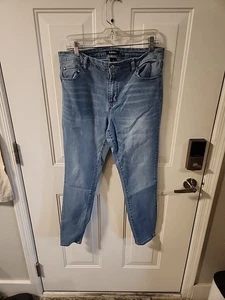 D. Jeans Damen Größe 16 Blau High-Rise Straight Denim Stretch - Bild 1 von 12