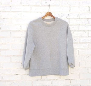 Sudadera Mile(s) By Madewell Cuello Redondo Manga Burbuja Gris Talla Pequeña - Imagen 1 de 6