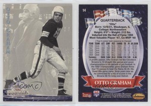 1994 Ted Williams Card Company Roger Staubach's NFL Football Otto Graham #14 HOF
