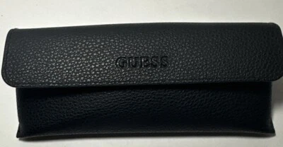 GUESS Estuche para Gafas Carcasa Suave Imitación Cuero Negro Usado en Excelente Condición. (B2 0405) Foto 1 de 3