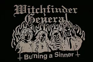 Witchfinder General Burning A Sinner Grande Nwobhm Como Nuevo Nunca Usado Años 90 - Imagen 1 de 3