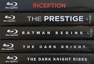 Christopher Nolan Blu-ray Bundle (5 Titles) - Inception, The Prestige, Batman - Image 1 of 4