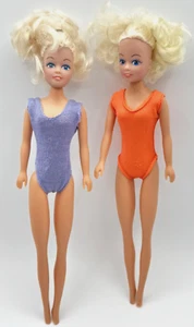 2 Muñecas de Moda Totsy De Colección Años 80 Rubias * Clon Barbie * 11" - Imagen 1 de 14